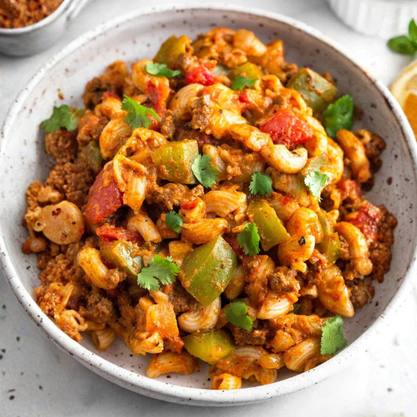 Cheesy Taco Pasta