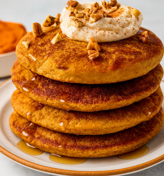 Pumpkin Protein Pancakes