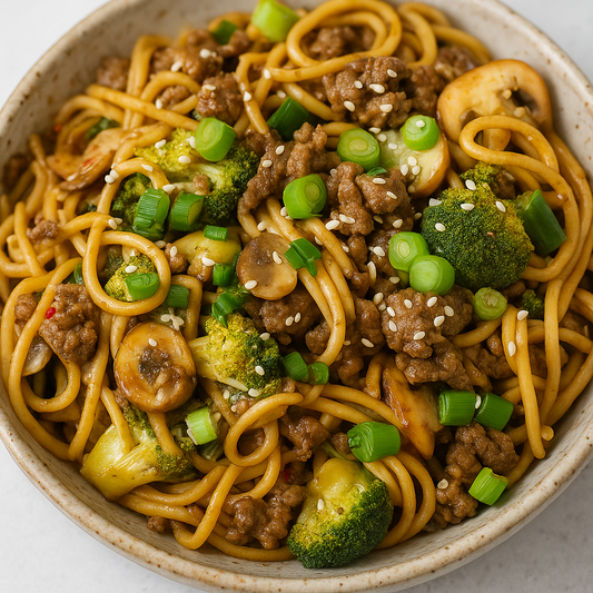 Beef and Broccoli Noodles