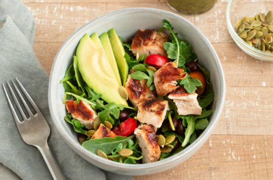 Salsa verde chicken salad