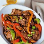 Pepper steak stir fry