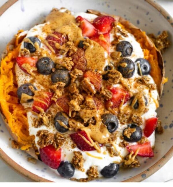 Sweet Potato Breakfast Bowl w/ reek Yourt